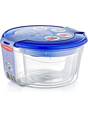 Neonova 3'lü Derin Saklama Kabı Seti