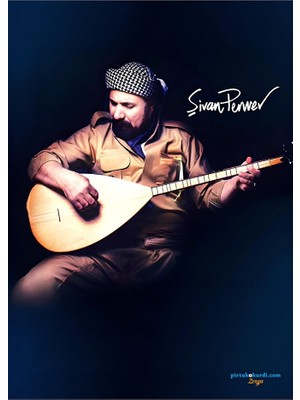 Zerya Şıvan Perwer Poster - Postera Şivan Perwer - Şivan Perver Posteri