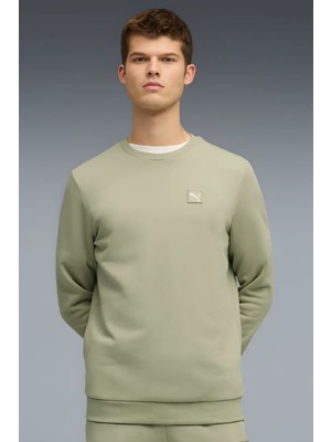 Puma Essentials Elevated Crew Siyah Erkek Sweatshirt