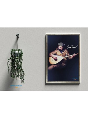 Zerya Postera Şivan Perwer - Şivan Perwer Çerçeveli Posteri 2 (32X47 cm Çerçeveli)