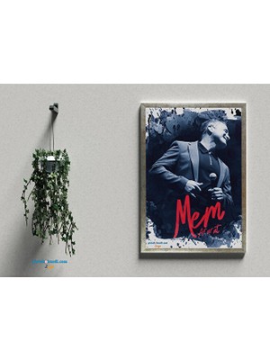 Zerya Postera Mem Ararat - Mem Ararat Çerçeveli Poster - Mem Ararat Posteri (32X47 cm Çerçeveli)