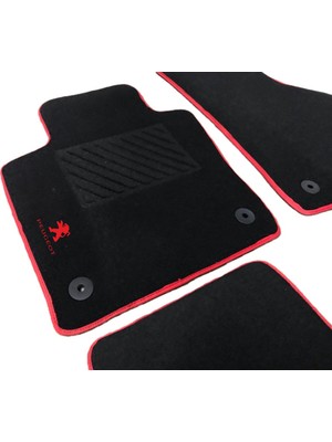 ExpressTr Oto Halı Paspas Seti Peugeot 106 Serisi Modelleri Uyumlu  Kadife Halı  Kaymaz & Şık Tasarım