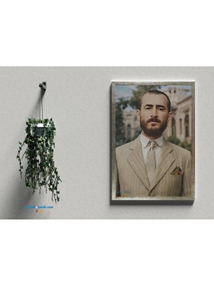 Zerya Postera Qazi Muhammed - Qazi Muhammet Çerçeveli Posteri 4 (32X47 cm Çerçeveli)