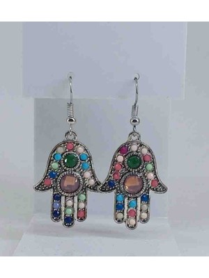 Alsade Otantik El Figür Küpe