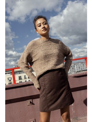 Nisan Triko Bisiklet Yaka Kazak