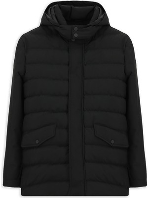 Kiğılı Slim Fit Dar Kesim Kapüşonlu Spor Şişme Mont