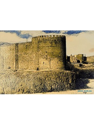 Zerya Postera Bajara Amedê - Diyarbakır Surları Posteri - Diyarbakır Posteri