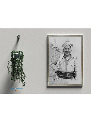 Zerya Postera Mam Celal - Celal Talabani Çerçeveli Posteri (32X47 cm Çerçeveli)