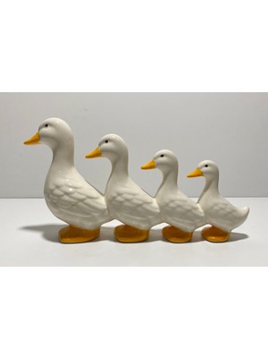 İTHAL Porselen 4'lü Ördek Biblo