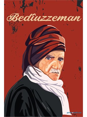 Zerya Saidi Nursi Posteri - Postera Seidê Kurdî - Bediüzzeman Posteri