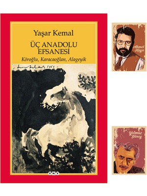 Üç Anadolu Efsanesi - Yaşar Kemal - Yapı Kredi Yayınları - A. Kaya Y. Güneyli Not Defteri Seti