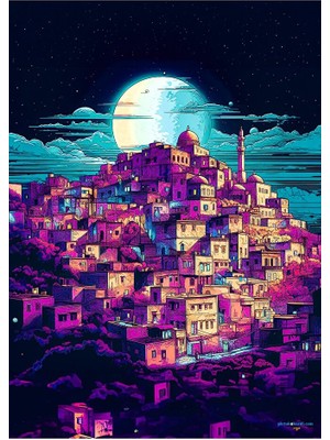 Zerya Postera Bajara Mêrdinê - Mardin Şehri Posteri