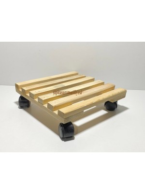 Şipi Tasarım Atölyesi Ahşap Saksı Altı Tüp Altı