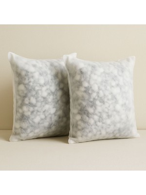 Omy 2' Li Kırlent Kırpık Sünger Dolgulu Iç Yastık Yumuşak ve Konforlu