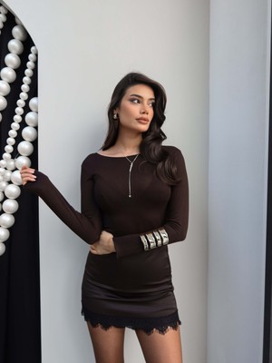 Esra Helvacı Kayık Yaka Transparan Bluz
