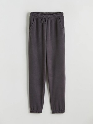 LC Waikiki Lcw Kids Antrasit Beli Lastikli Polar Erkek Çocuk Jogger Eşofman Altı