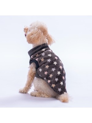 Pawstar Camden Nights Yıldız Desenli Yumuşak Kedi Köpek Yeleği Kedi Köpek Elbisesi Kedi Köpek Kıyafeti