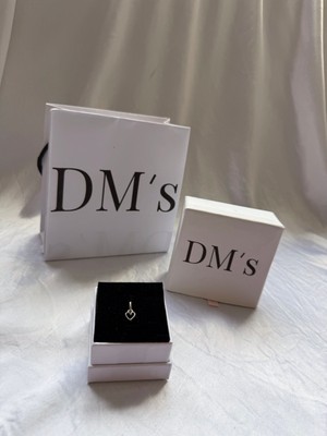 DMs Silver El Yapımı Minnak Kalp Gümüş Charm'ı