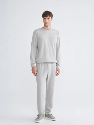 LC Waikiki Lcwaıkıkı Classic Gri Standart Kalıp Erkek Eşofman Altı