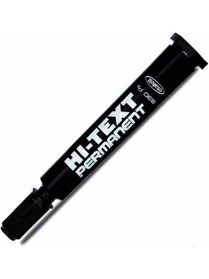 Hi-Text Hı-Text Permanent Kalem Yuvarlak Uç Siyah - 2 Adet