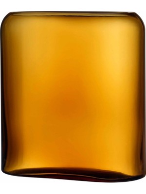 Paşabahçe Nude Layers Vazo 27.6 cm Amber El Yapımı
