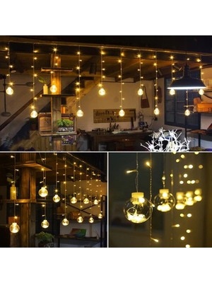 Gaman Top Model Gün Işığı LED Süs Işıkları - Şeffaf Küre Işık Zinciri, Dekoratif Aydınlatma