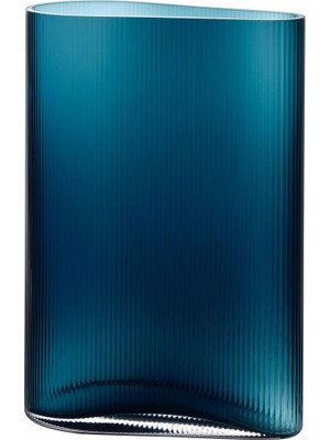 Paşabahçe Nude Mist Vazo 29 cm Mavi El Yapımı