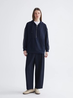 LC Waikiki Lcw Comfort Lacivert Beli Lastikli Kadın Eşofman Altı