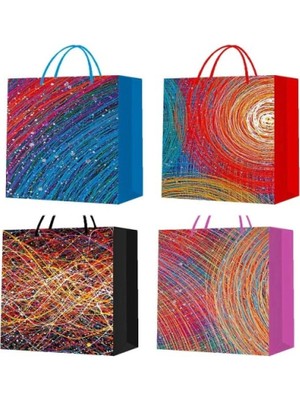 AyrStore Ipli Karton Çanta Büyük Boy