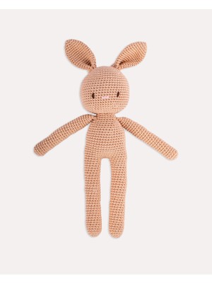Hoogie Bibi Bunny Tavşan Amigurumi %100 Organik Pamuk Bebek Oyuncak & Uyku Arkadaşı