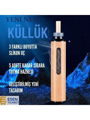 Tahtakale Toptancısı Premium Kayın Ahşap Araç Küllüğü – Dökülmez, Şık ve Portatif Tasarım