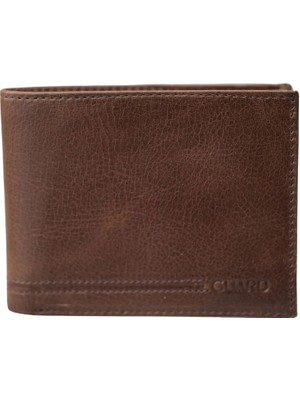 Guard Crazy Kahve Bozuk Para Bölmeli Deri Erkek Cüzdanı