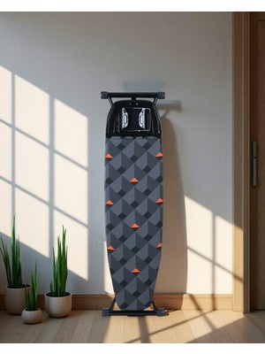 Sağlam ve Şık 75X120CM Krom Ütü Masası, Kalın Boru, Isıya Dayanıklı