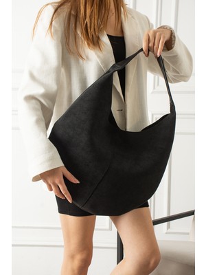 Valu Accessorize Kadın Çift Taraflı ( Süet / Deri ) Yavrulu Omuz ve Kol Çantası Ros