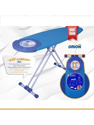 Yeni Orion Döner Başlıklı Lüx Ütü Masası, Şıklık ve Pratiklik Sunar