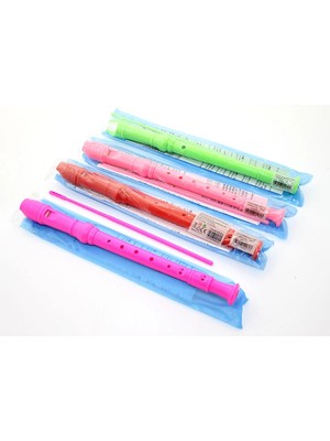 Ronanna Buğz Renkli Plastik Flüt