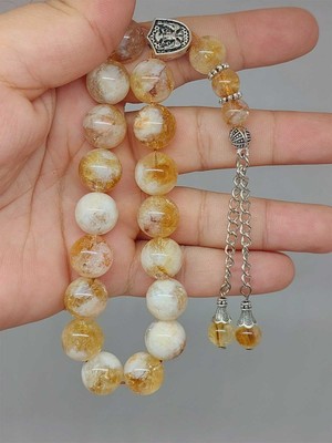 Sitrin Taşı 17LIK Efe Tesbih 12MM (51522)