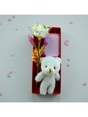 İnci Sepette İNCİ Sepette Ayıcık Çiçek Not Kartı Özür Hediyesi Şirin Tasarım