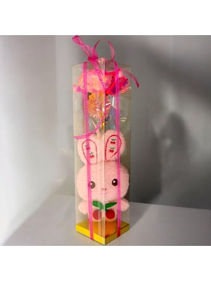 İnci Sepette Tavşan Sonsuzluk Gülü Hediye Sevgiliye Anneye Özel Hediye Kutusu