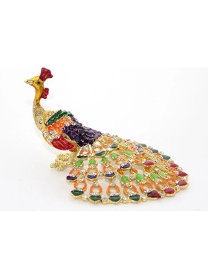 3E Grup Swarovski Taşlı Tavuskuşu Model 2