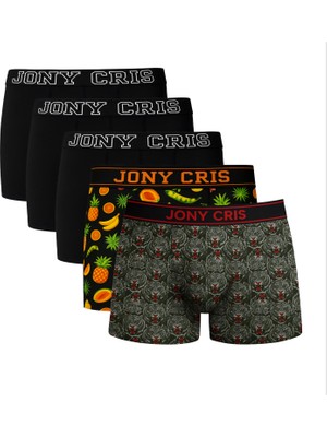 Jony Cris Pamuklu Erkek Baksır Külot 5’li Paket