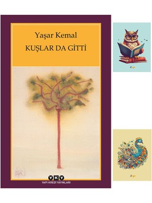 Yapı Kredi Yayınları Kuşlar Da Gitti - Yaşar Kemal - 9789750807213 - (2 Not Defterli)