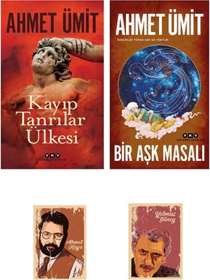 Yapı Kredi Yayınları Bir Aşk Masalı Romanı - Kayıp Tanrılar Ülkesi-Ahmet Ümit-Yky-Yılmaz Güney Ahmet Kaya not defter seti
