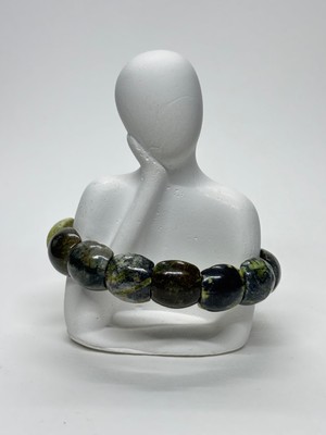 Gemsartdeco Yeşim Taşı Doğaltaş Rolex Bileklik