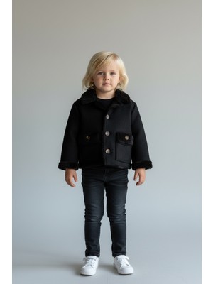 Erkek Çocuk Nubuk Mont