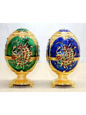 3E Grup Swarovski Tavuskuşu Kürdanlık