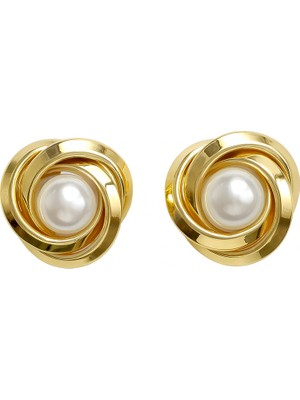 Venüs Design Çelik Pearl Küpe