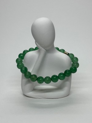 Gemsartdeco Yeşil Akik Doğaltaş Bileklik