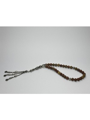 Gemsartdeco Kahverengi Jasper Enerji Düzenleyici Doğaltaş Tesbih