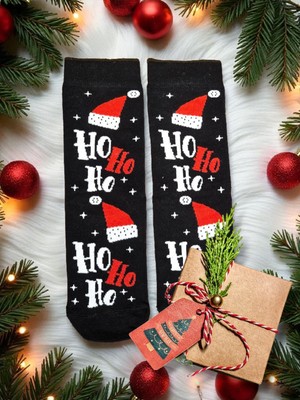 Diva Viva - Yılbaşı Temalı Unisex Çorap – Desenli Özel Tasarım (Hediye Paketli)